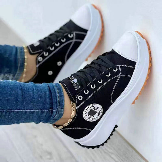 Women Canvas Sneakers - Mileina Shop