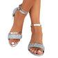 Fashion Women's Sandals Gold and Silver Low Heel Casual
