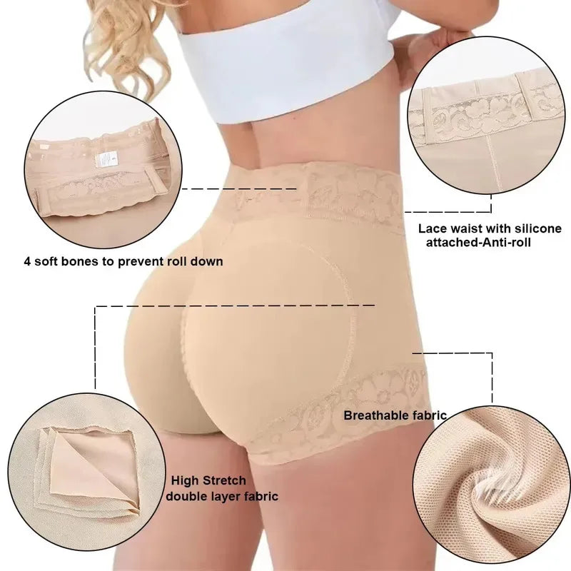 Women Shapewear Colombian  Tummy Control Butt Enhancer