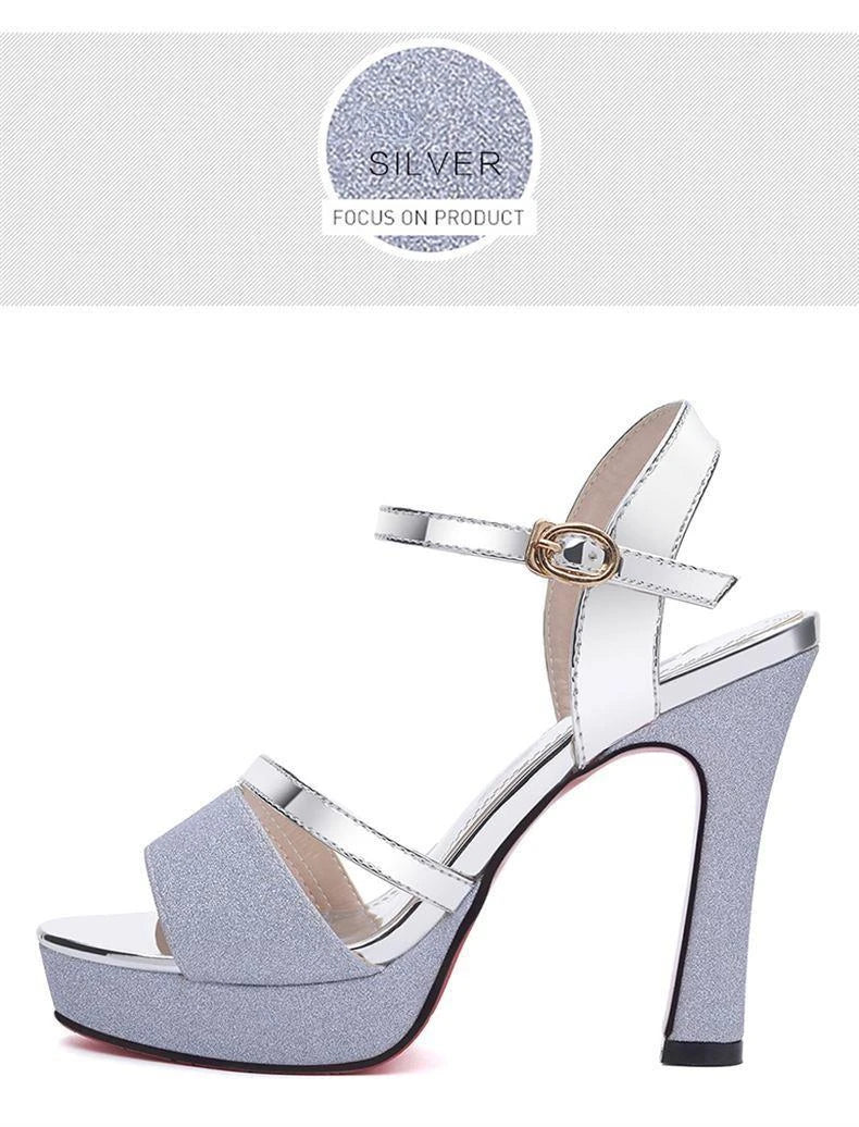 Luxury Women's Pumps Peep Toe Sexy Sandals -High Quality