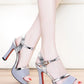 Luxury Women's Pumps Peep Toe Sexy Sandals -High Quality