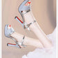 Luxury Women's Pumps Peep Toe Sexy Sandals -High Quality