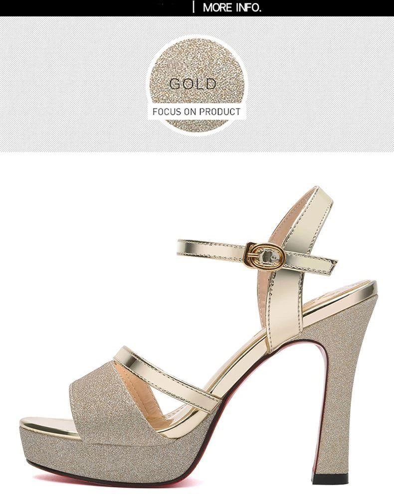 Luxury Women's Pumps Peep Toe Sexy Sandals -High Quality