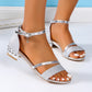 Women Sandal- Party Shoes -Comfortable Open Toed.