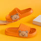 Soft Summer Women Men Cartoon Thick Sole Slippers Non-Slip Indoor Outdoor Sandals Casual Flat Flip Flops Dissolving Ladies Shoes - Mileina Shop