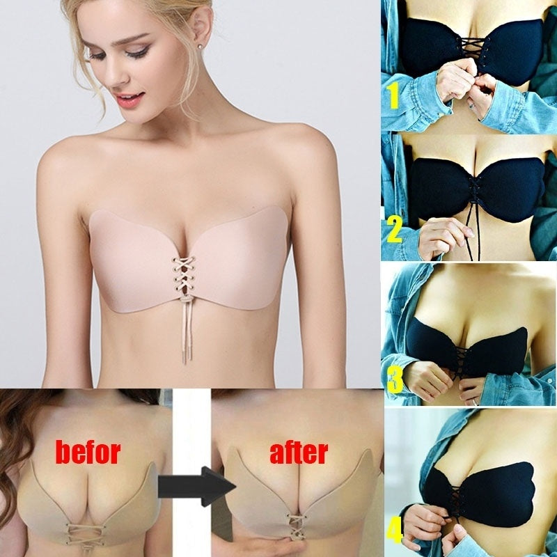 Invisible Silicone  Bra Strapless - Mileina Shop