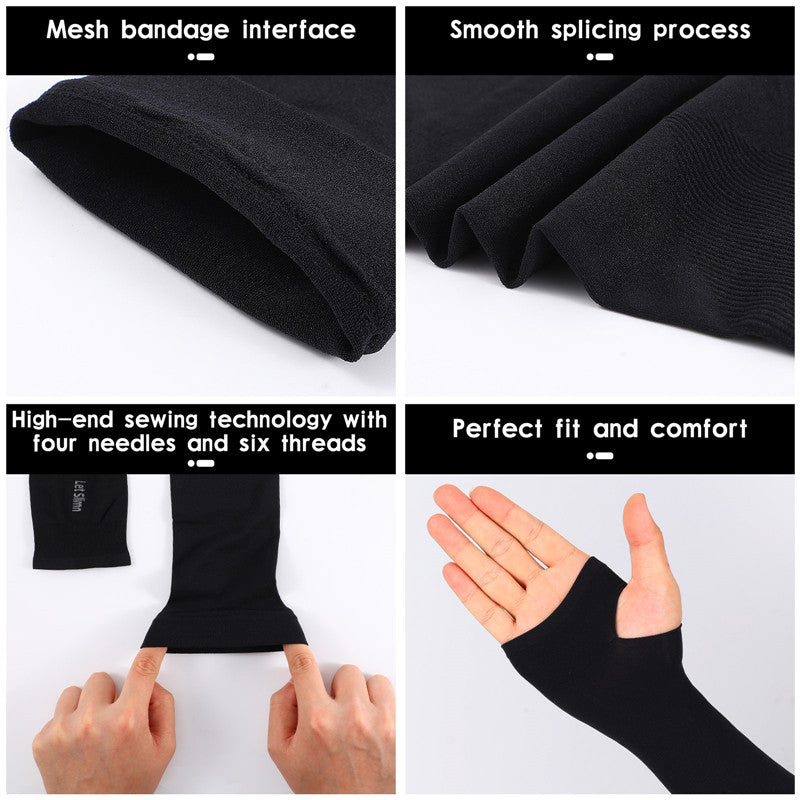 WEST BIKING Arm Sleeves- Ice Fabric Breathable Quick Dry Running- Long Arm Cover Cycling /Arm Sleeves - Mileina Shop