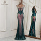 New Sexy deep V neck style mermaid evening dresses vestidos formales vestidos de fiesta robe de soiree de mariage - Mileina Shop