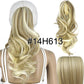 TOPREETY Synthetic Hair Heat Resistant 90gr Wavy Claw Clip in/on Ponytail Hair Extensions CP-222 - Mileina Shop