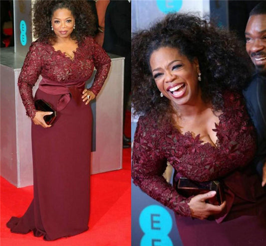 Burgundy Mother Of The Bride Dress Burgundy - Mileina Shop