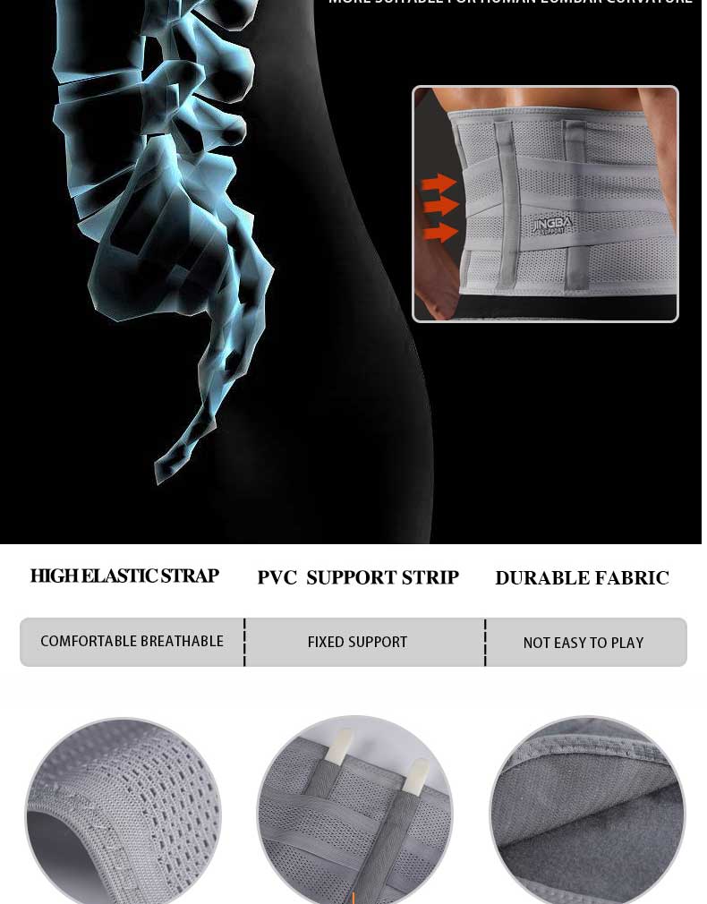 MEN JINGBA SUPPORT Orthopedic Corset Back Support Belt - Mileina Shop