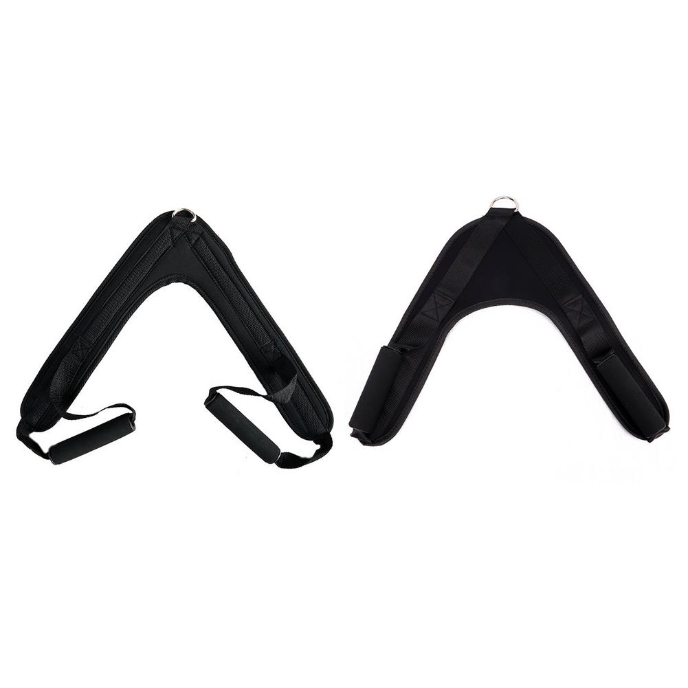 V-Shape Press Down Bar Multi Gym Bodybuilding Handle Cable /Attachment Nylon Tension Accessories - Mileina Shop