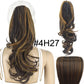 TOPREETY Synthetic Hair Heat Resistant 90gr Wavy Claw Clip in/on Ponytail Hair Extensions CP-222 - Mileina Shop